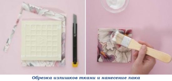 Декупаж кафельной плитки: способы и технология выполнения Декупаж кафельной плитки: способы и технология выполнения