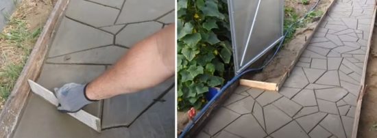Изготовление плитки для садовых дорожек: способы и технология Изготовление плитки для садовых дорожек: способы и технология