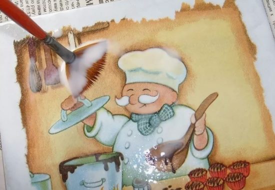 Декупаж кафельной плитки: способы и технология выполнения Декупаж кафельной плитки: способы и технология выполнения