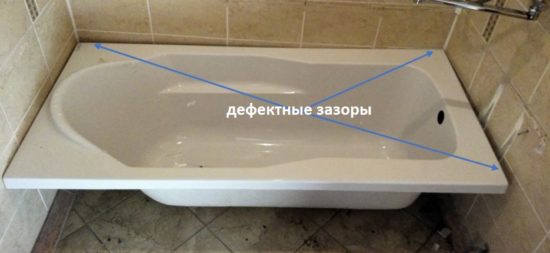 Как надёжно и красиво состыковать ванну с настенной плиткой Как надёжно и красиво состыковать ванну с настенной плиткой