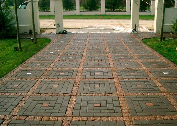 Популярные способы укладки тротуарной плитки