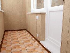 Расчет напольной плитки на балкон и лоджию