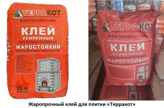 Чем клеить плитку на печи и камины