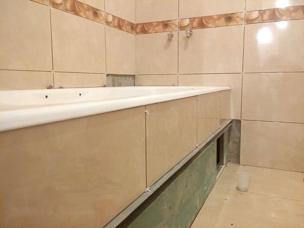 Порядок облицовки ванны плиткой Порядок облицовки ванны плиткой