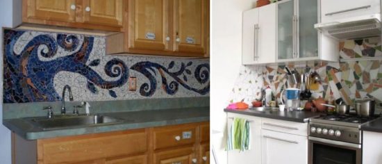 Фартук для кухни из мозаики своими руками — особенности отделки Фартук для кухни из мозаики своими руками — особенности отделки