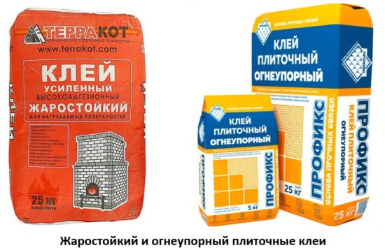 Чем клеить плитку на печи и камины