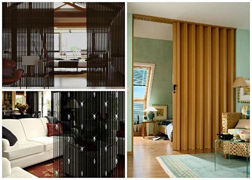Использование штор вместо дверей Использование штор вместо дверей