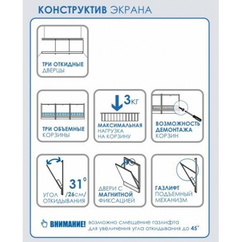 Выбираем экран для ванны с откидными дверцами: критерии и советы Выбираем экран для ванны с откидными дверцами: критерии и советы